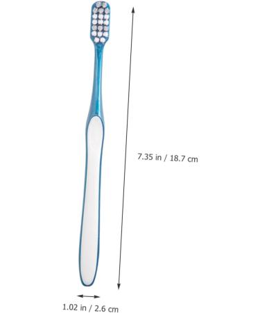 Beaupretty 4-Piece Men's Toothbrush Set - Large Head Manual Travel Toothbrushes for Effective Cleaning - Buy Online on GoSupps.com
