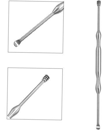 5pcs Healvian Stainless Steel Ear Cleaner Set for Earwax Removal and Ear Cleaning - Metal Silver Earpick Set - Buy Online on GoSupps.com