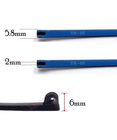 Replacement Temple Arm Frame for Glasses - Durable Plastic Ends & Accessories | International Shipping Available - Buy Online on GoSupps.com