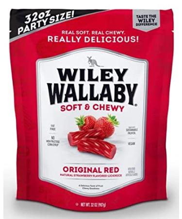 Wiley Wallaby Red Aussie Licorice (32 oz.)