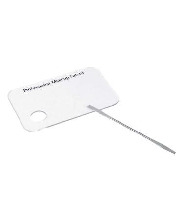 Shop Transparent Acrylic Mixing Palette & Stainless Steel Spatula Set | Best Cosmetic Mixing Tool for Perfect Makeup Application - International Shipping Available - Buy Online on GoSupps.com