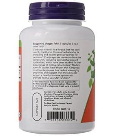 Now Cordyceps 750 mg 90 Veg Capsules (180) - Buy Online on GoSupps.com