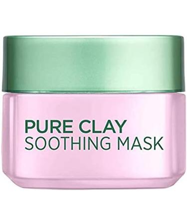 L'Oreal Paris Pure Clay Soothing & Detox Face Mask for Sensitive Skin 50 ml Soothing Mask - Buy Online on GoSupps.com