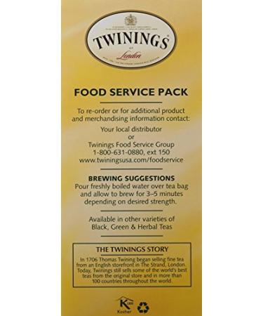 Twinings of London Lemon & Ginger Herbal Tea Bags - 25 Count (Pack of 1) - Buy Online on GoSupps.com
