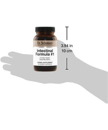 Dr. Schulze's Intestinal Formula #1 Colon Bowel Cleanse 90 caps - Pack of 2 (180 caps total) - Buy Online on GoSupps.com
