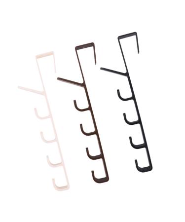 VINTORKY Office Organization 3pcs Wall Coat Mounted Hooks Door Hook Hanger Clothes Hook Stainless Steel Door Office Organizing