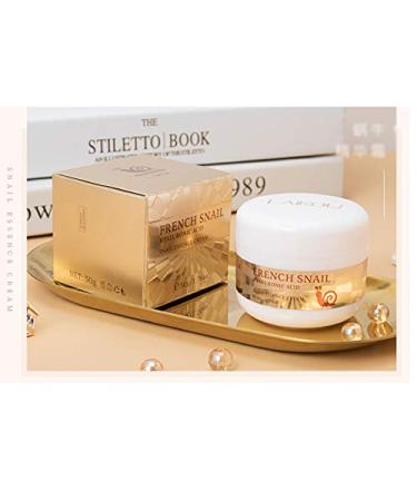 French Snail Extract Hyaluronic Acid Facial Cream - Miracle Intensive Repair 50g | Best Moisture for Hydrated Skin - Buy Online on GoSupps.com