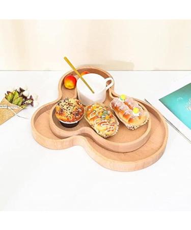 Fruit Bowl Wooden Serving Plates Tea Cup Saucer Trays Fruit Plate Storage Pallet Plate Decoration Plate Meal Kitchen Tools Fruit Dish (Color : M) - Buy Online on GoSupps.com