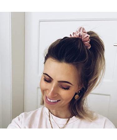 Buy Bellody Mellow Rose Scrunchie - Velvety Soft Hair Tie with Strong Hold & Exclusive Colors - Buy Online on GoSupps.com