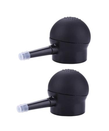 Amosfun 2 Pcs Silicone Nozzle Spray Bottle for Hair Fiber Sprayer Salon Supplies Cosmetic Baking Powder