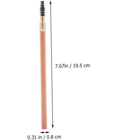 BELLIFFY 2pcs Double Ended Eyebrow Pencil with Brush Brow Pen Brush Eyebrow Pencils Eyebrow Tools Wood - Buy Online on GoSupps.com
