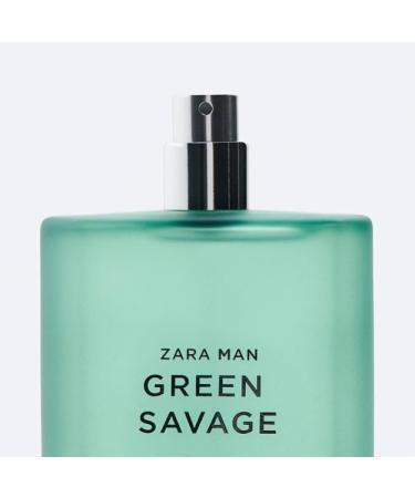 Zara Man Green Savage Cologne for Men EDT Eau De Toilette 90 ML (3.04 FL OZ) - Buy Online on GoSupps.com