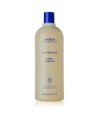 AVEDA Brilliant Shampoo  33.8 Oz  33.8 Fl Oz () Unscented  33.8 Fl Oz (Pack of 1)
