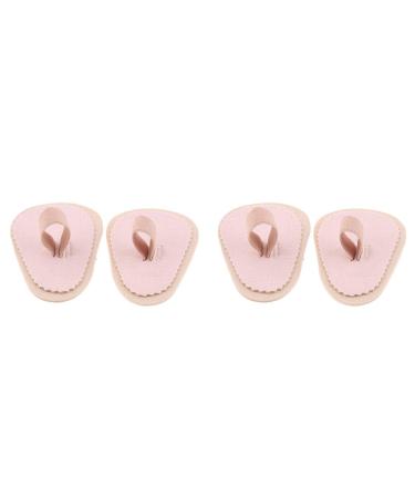 Pack of 4 hammer toe toe cushions gentle correction and relief hammer toe pad leather covered
