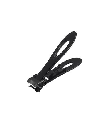 SUICRA Nail Clippers Fingernail Clipper Toenail Stainless Steel Nail Cutter Professional Nail Clippers Toenail Fingernail Manicure Trimmer Toenail Clippers for Thick Nails (Color : Black Size : Lar Large Black