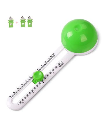 Circle Paper Cutter Circle Cutter for Paper Crafts Cut Circle Paper Trimmer Scrapbook Circle Cutter Rotary Paper Cutter Round Cutting Knife Card Cutter for DIY Crafts Cards(Include 3 Green Blade)