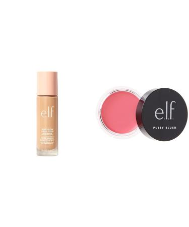 e.l.f. Halo Glow Liquid Filter + Putty Blush