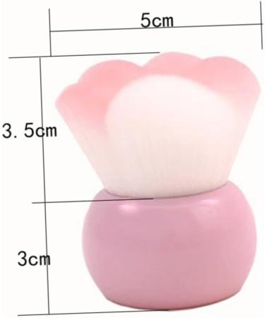 DOITOOL Makeup Brush Cosmetics Brush Girls' Makeup Tool Ladies' Makeup Tool Blush Brush Travel Brushes Makeup Foundation Brush Powder Brush Do Not Eat Powder Concealer Brush Pink - Buy Online on GoSupps.com