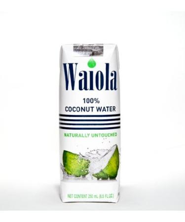 Waiola Coconut Water, 8.5 Ounce (Pack of 12)