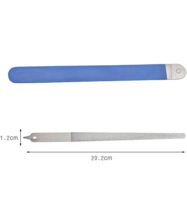 4PC 8 Diamond Dust Nail File - Stainless Steel Nail Dresser - 9 Inch - Buy Online on GoSupps.com
