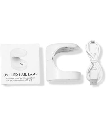 CurCKuad Mini Nail Dryer Lamp - Portable USB LED Nail Curing Light for Gel Polish & Nail Art - Buy Online on GoSupps.com