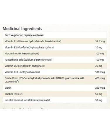 Natural Factors Active B Complex | Metabolism Support Stress Relief Dietary Supplement | Suitable for Vegans (120 Vegetarian Capsules) - Buy Online on GoSupps.com