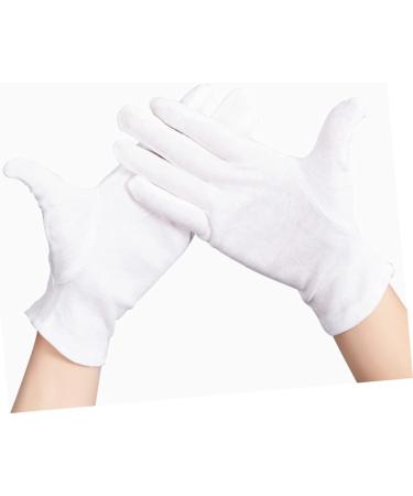 KICHOUSE 12 Pairs Industrial Gloves Anti-Spitting Work Gloves Thermal Gloves Warm Work Gloves Moisturizing Hand Gloves Moisturizing Gloves Cotton Gloves White Labor Protection Cotton Spa L1:23X10cm White - Buy Online on GoSupps.com