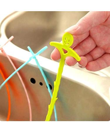 Plastic Tube Drainage Pipe Sewer Clean Hook Sink Drain Cleaner Bathroom Sewer Hair Remover Bathroom Kitchen Accessories New - Buy Online on GoSupps.com