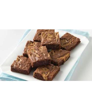 Betty Crocker Peanut Butter Brownie Mix 4X350g Chocolate fudge Brownie Mix with Peanut Butter Sachet Suitable for Vegetarians - Buy Online on GoSupps.com