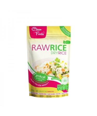 Cleanfoods pipe ice dry rice 75g pack I konjac glucomannan i odorless i vegan gluten -free fat -free i only 21 calories each 25g i finished in 5 minutes (3)