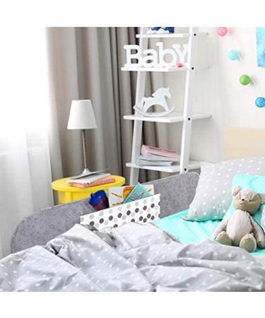 Beautiful Bed Rail for Toddlers - Includes Decorative Cover with Inside Pocket - Kids Safety Guard Rail - Toddler Bed Rails for Children - Fits Twin  Full  Queen and King - Extra Long 54" Grey Grey Extra Long 54" - Buy Online on GoSupps.com