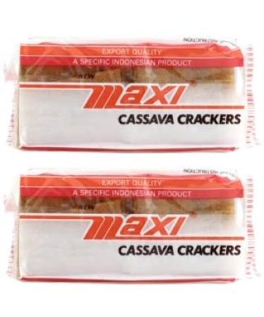 MAXI CASSAVA CRACKERS PACK OF 2 / MAXI KERUPUK SINGKONG (2X 250g)