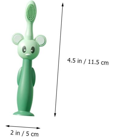 minkissy 3 Sets Newborn Toothbrush Set | Soft Bristle Oral Care with Tooth Cup & Sucker | Ideal for Infant Dental Hygiene - Buy Online on GoSupps.com
