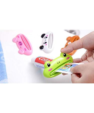 WOIWO 4PCS Cartoon Toothpaste Squeezer - Korean Manual Squeezer for Easy Cleanser & Cosmetics | International Shipping Available - Buy Online on GoSupps.com