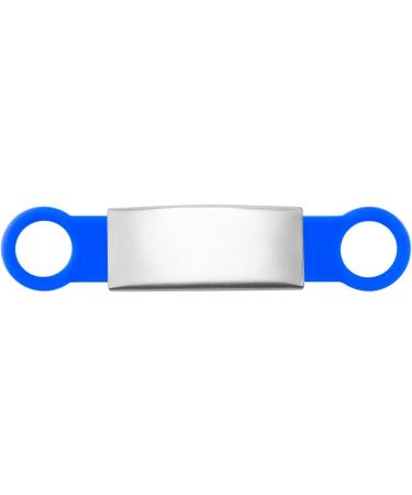 Personalized Silicone Dog ID Tags - 2 Pack Engraved Pet ID Tags for Dogs & Cats - Blue S - Buy Online on GoSupps.com