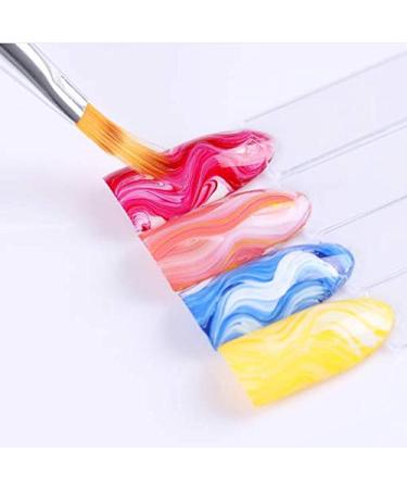 Ombre Brush Set - Black & White Gradient Fringe & Baby Boomer Brushes for Perfect Blending | International Shipping Available - Buy Online on GoSupps.com