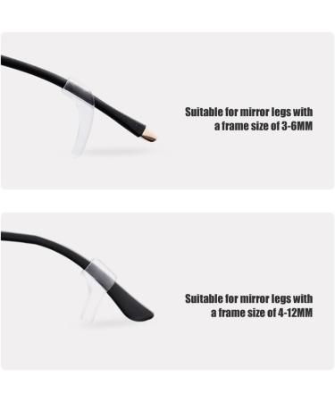 Anti-Slip Holder for Glasses - 24 Pairs of Silicone Ear Pads for Comfort & Stability - Buy Online on GoSupps.com