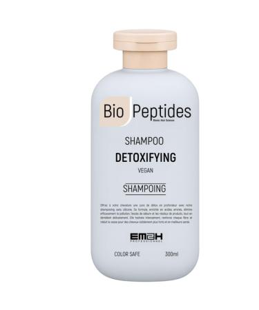 EM2H COSMETICS Biopeptides Detoxifying Shampoo - Vegan shampoo for curly or damaged hair