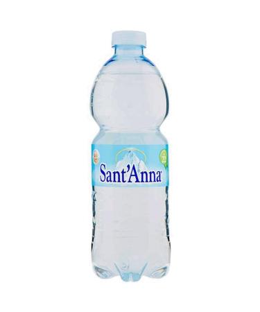 Eau Sant Anna Bouteilles d Eau Naturelle de 0 5 litre Eau Min rale Naturelle en Bouteilles en Plastique 100% Recyclable Paquet de 24 Bouteilles de 0 5 litre