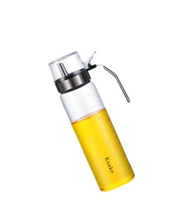 Zerodeko Terrariums Non-slip Oil Bottle Glass Vinegar Bottles Cooking Soy Sauce Bottles Glass Decanter Oil Container Oil Decanter Sauce Jar Olive Oil Soy Sauce Cruet Salad Dressing Castor 6.5x23.5cm As Shown