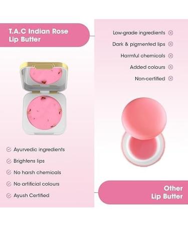 Generic Indian Rose Lip Balm for Dark Lips to Lighten with Shea & Cocoa Butter for Dry Chapped Lips for Women and Men 5 GM - Buy Online on GoSupps.com