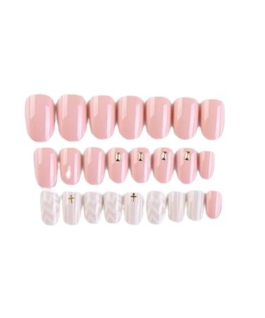 dijiusidy 1 Set No Glue Nails Medium Length Files Matte Solid Color Wraps Art Decals Salon Supplies Manicure Kit Decorations Eight