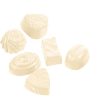 ifundom 24 pcs Simulation chocolate interesting children toy cake photography props chocolate decor fake chocolate props kids toys in bulk children accessory pvc 3d Charm food white - Buy Online on GoSupps.com