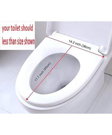Warm Plush Washable Green Toilet Seat Cover with Handle and Zipper - Buy Online on GoSupps.com