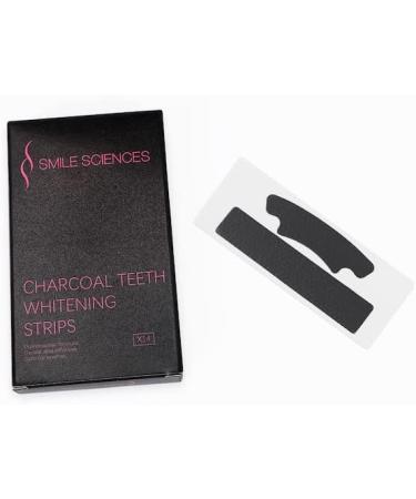 Smile Sciences Gel Infused Charcoal Whitening Strips - Remove Stains at Home - Safe & Effective Teeth Treatment (14 Strips) - Buy Online on GoSupps.com