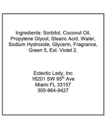 Grape Glycerin Soap by Eclectic Lady | 4 oz | Nourishing & Natural International Shipping - Buy Online on GoSupps.com