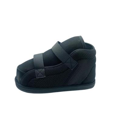 Unisex Medical Walking Shoe Orthopedic Rehabilitation Cast Shoes Adjustable Recovery Shoe Rehabilitation shoes for Post Surgery Fractured Foot Sprains Left or Right(Small) Small Black