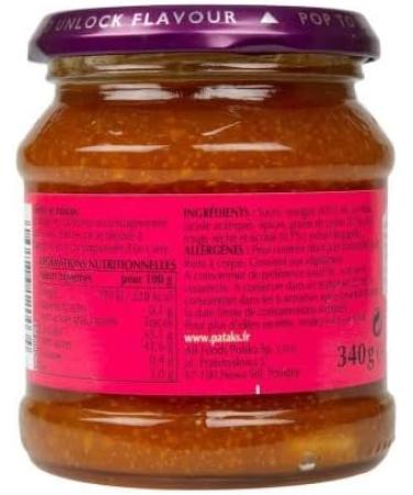 PATAKS - Chutney la mangue sucr e de Patak's - 340g - Saveurs exotiques d'Asie pour vos repas - Id al pour accompagner vos plats. - Lot De 3 - Vendu Par Lot - Buy Online on GoSupps.com
