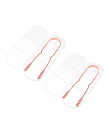 NOLITOY Brush and Scraper Practical Mouth Copper Brush for Oral Care Oral Care Tool Oral Mouth Cleaning Tool Scraping Tool Scraper