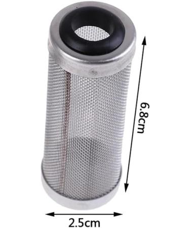 2 Pieces Stainless Steel Aquarium Filter - 12mm Protection with Sponge - Durable & Efficient Water Filter - Buy Online on GoSupps.com